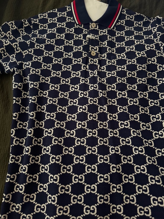 Gucci Other - GG cotton jersey jacquard polo shirt